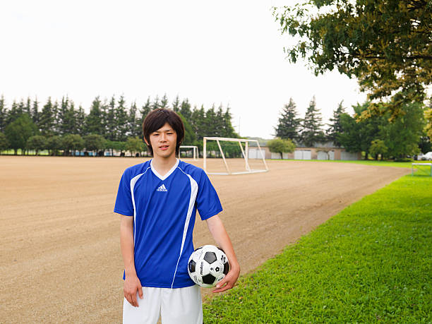 A gold soccer ball for game day style